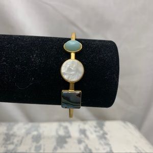 Madewell Geo Stone Cuff Bracelet